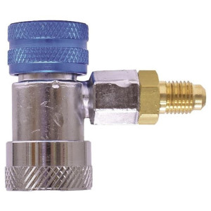 Uniweld 90479 Quick Coupler Manual R-134 Blue/Low with 1/4 in Adaptor for Autmotive AC Uniweld 90479 Quick Coupler Manual R-134 Blue/Low with 1/4 in Adaptor for Autmotive AC