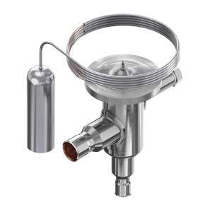 Danfoss 068U1962 1.7 TR Expansion Valve Stainless Steel Body, TUB, R-410, 1/4x1/2 in, Solder, ODF, Internally equalized, Single-flow with orifice 05, -40 to 50 F Danfoss 068U1962 1.7 TR Expansion Valve Stainless Steel Body, TUB, R-410, 1/4x1/2 in, Solder, ODF, Internally equalized, Single-flow with orifice 05, -40 to 50 F