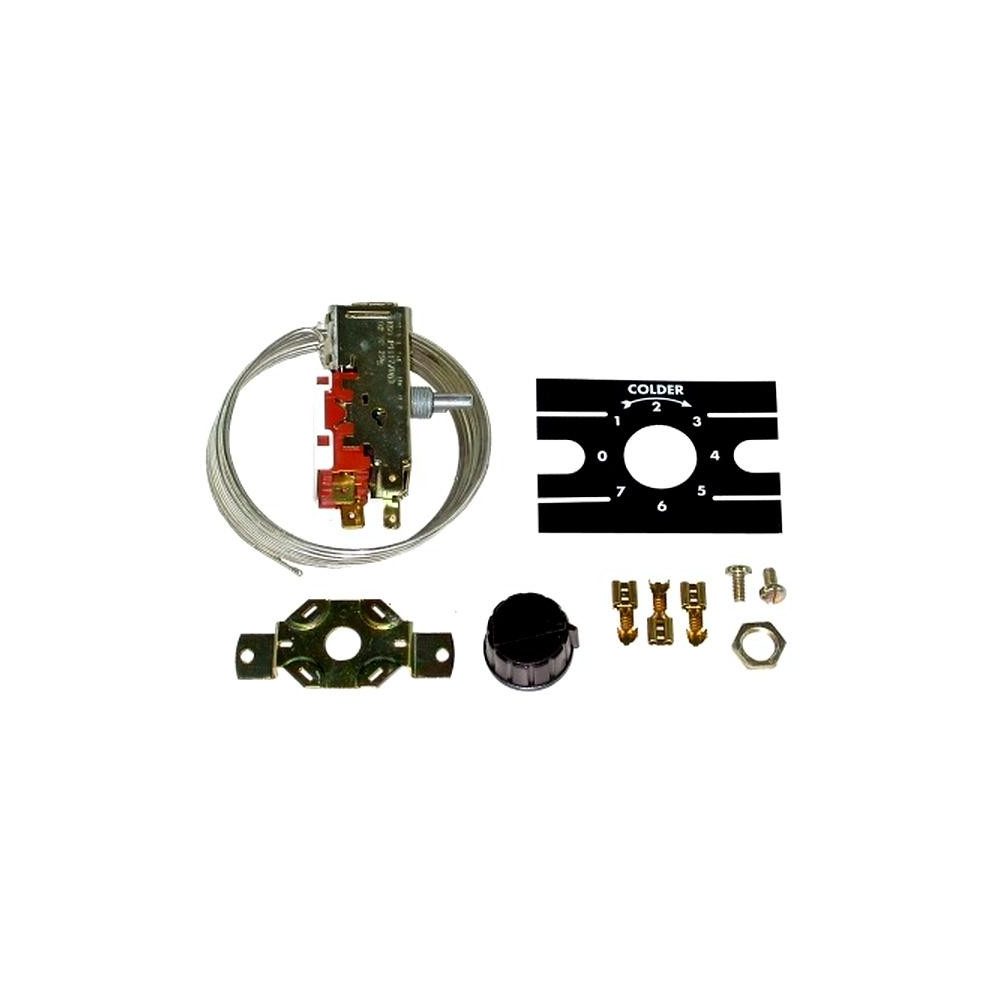Appli Parts APRT-1127 Refrigeration Thermostat, Cold Cut-In +5.5 C, Cold Cut-Out +1.5 C, Warm Cut-In +12.5 C, Capillary Tube 1200mm replaces K50P-1127 Appli Parts APRT-1127 Refrigeration Thermostat, Cold Cut-In +5.5 C, Cold Cut-Out +1.5 C, Warm Cut-In +12.5 C, Capillary Tube 1200mm replaces K50P-1127
