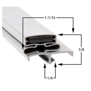 Kolpak Gasket 36 x 78 - 4 Sided, all magnetic, Refrigeration Door 