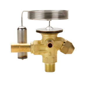 Danfoss 068Z3730 1/4 - 5.5TR Expansion Valve Body, TE 2, R448A,R449A, 3/8x1/2 in, Flare x ODF, External Equalized, Bi-Flow, -40 to 50 F, Capacity determined by Orifice size Sold Separately, Identical Product 068Z3734