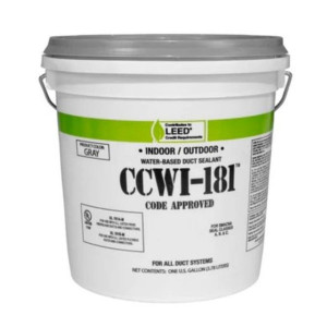 Hardcast 304148 Gray Mastic, Water Based Duct Sealant, Gallon CCWI-181