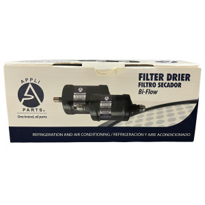 Appli Parts APFD-B163S 3/8 in ODF Biflow Filter Drier 163 Universal Replacement for Refrigeration and Air Conditioning Applications 