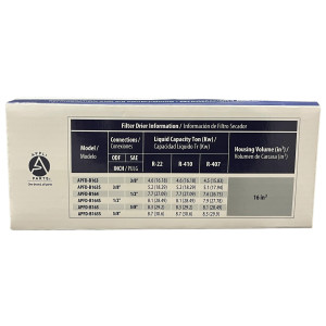 Appli Parts APFD-B163S 3/8 in ODF Biflow Filter Drier 163 Universal Replacement for Refrigeration and Air Conditioning Applications 