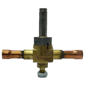 Copeland 049163 1/2 in ODF Extended Solenoid Valve, 200RB 4T4, Pilot-operated, 2-way, Normally Closed Valve, MWP 680 psig, MOPD 550 psig, Fluid Temp 250