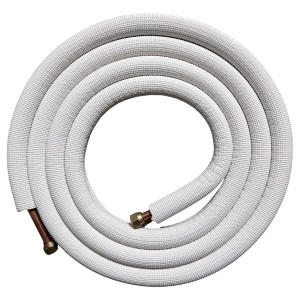 Appli Parts APLS-K38583813 Mini Split Tubing Kit 3/8 x 5/8 in, 13 ft, with 3/8 in Insulation, Drain Hose, Mummy Tape and Teflon Tape