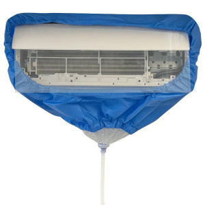 Appli Parts APCC-1218B Cleaning Cover Kit or Maintenance for Mini Split 1 - 1.5 Tons (up to 18,000 Btu) or 2.3 to 3.3 ft in length, Waterproof, 3 yd Drain Hose, with Support Plate and Box Packaging