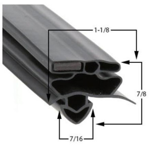 Gasket 53 5/8 x 26 1/8 inches, Compatible with True Mfg 810719