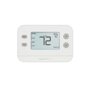 Honeywell TH1110U4000/U Non Programmable Horizontal Thermostat for Air Conditioning Systems 1 Heat / 1 Cool Heat Pump or Conventional Systems, replaces TH1110DH1003 TH1110E1000 TH5110D1006