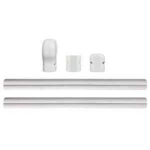 Appli Parts APLC-SET75 Line Cover Set 3in x 7.5 ft includes, 2 Straight, 1 Coupling, 1 Wall Cap Cover, 1 End Cap