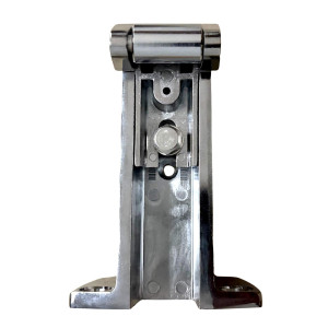 Keil W19-2000 Door Latch No Lock Polished Chrome for Walk-in Cooler 1-5/8in to 2-1/2in (41mm to 64mm)