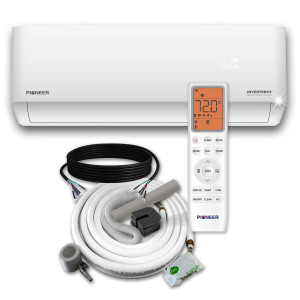Pioneer WT012GLSI24HLG 12.000 BTU Quantum Ultra Wall-Mounted Indoor Section Ductless Multi-Split Wi-Fi Inverter Air Conditioner Heat Pump 230V