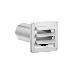 Lambro 267W-B White Plastic Louvered Vent 4 inch
Replace 267W