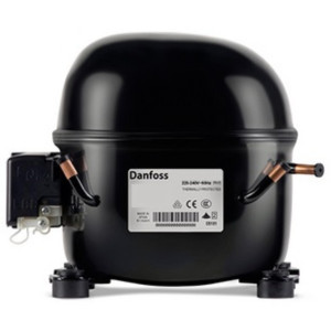 Danfoss GPY16RDA 1/2HP Compatible with R134a, Fractional Refrigeration Compressor MHBP 115/1/60 (V/Ph/Hz) 123B1588