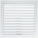 Laminaire L-RA42X10 Return Grille 42 x 10 in, White Aluminum L-RA 42x10 W