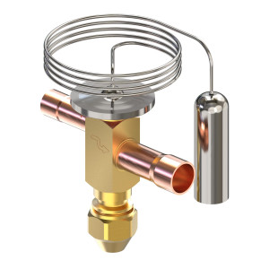 Danfoss 068N7683 0.58 TR Expansion Valve, TD 1, R290, 3/8x1/2 in, ODF, Internal Equalized, Single-Flow, -40 to 50 F