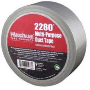 Nashua Multi-Purpose Duct Tape 1.88 in x 60 yd 2280 Silver 9 Mil UL certified