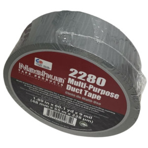 Nashua Multi-Purpose Duct Tape 1.88 in x 60 yd 2280 Silver 9 Mil UL certified