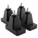 Appli Parts APAB-AFR2 Kit Anti Vibration Shock Absorbing Rubber Mounting for condensing units 4.17x2.13x1.38in Supports up to 75 kg