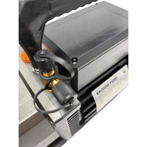 Appli Parts APVCP-723 HVAC Vacuum Pump 7.0 CFM 3/4 HP 2 Stage 115/220 V 50-60 Hz for Heating, Air Conditioning, Automotive AC and Refrigeration, 1/4 and 3/8 in Inlets