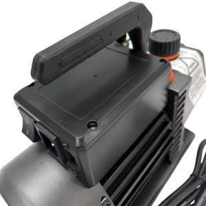 Appli Parts APVCP-313 HVAC Vacuum Pump 3.0 CFM 1/4 HP 1 Stage 115/220 V 50-60 Hz for Heating, Air Conditioning, Automotive AC and Refrigeration, 1/4 and 3/8 in Inlets