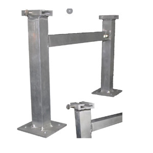 The Metal Shop 7-624 Aluminum Stand Leg Only 24 in 22 ga

