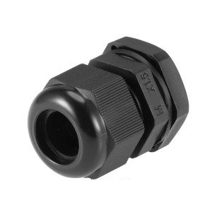 M18x1.5  Cable Gland 5mm-10mm Wire Hole Waterproof Nylon Joint Adjustable Locknut with Washer