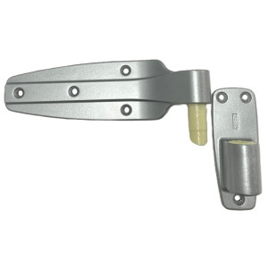 Kason 1245-000004 Hinge, Flush, Silver Painted
