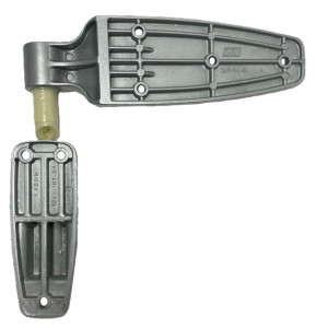Kason 1245-000004 Hinge, Flush, Silver Painted
