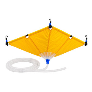 Appli Parts APCC-4848A Ceiling Cassette and Fan Coil Cleaning Bag Kit 47.2 x 47.2 in, reusable, waterproof, with 9 ft 2 in drain hose, replaces model 536