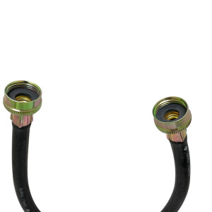 Appli Parts APIH-1234Y 1 ft Y Mixer Washing Machine Inlet Hose with Gasket 3/4 Male x 3/4 Female Fitting, Straight Connectors