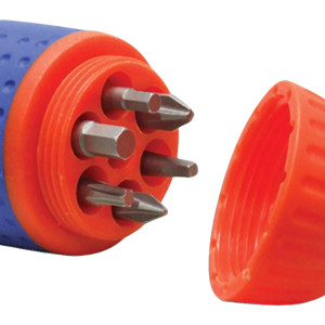 Uniweld Screwdriver Multiple 20 in 1 with Ratchet 1/4-5/16 drivers 14 Magnetic doubled-end Bits 20N1RSD
