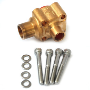 Danfoss 067B4011 Expansion Valve Body TE5 5/8 in x 7/8 in ODF Angleway