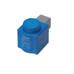 Danfoss 018F6189 Solenoid Coil 220 V,60 Hz, 13 W, IP20, BE220BS, DIN Spades