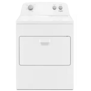 Whirlpool WGD4850HW 7.0 Cu. Ft. 120-Volt White Gas Dryer with AutoDry Drying System - White 23.10CF