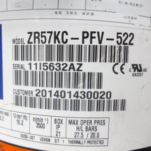 Compressor 60.000 Btu 220v/60hz/1ph Compatible with R22