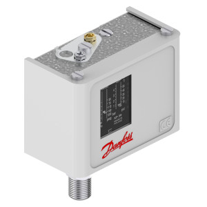 Danfoss 060-113391 KP35 Pressure Switch, Range -0.20 - 7.50 bar, Diferential 0.7 - 4 bar, connection G 1/4 in for Gases