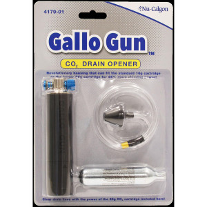 Nu-Calgon 4179-01 Gallo Gun Compatible with CO2, Drain Opener