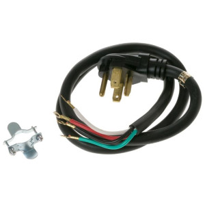 GE WX09X10018 Genuine OEM Dryer Power Cord 4 Feet 30 Amp 4 Wires 125v-250v 10/4 Srdt UL 
Fits: WX9X18GDS 3034076 MAG3424 WX09X0017 WX09X0018 WX9X17 WX9X18 WX9X18DS