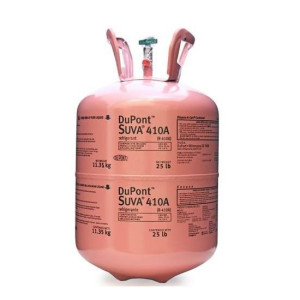 Chemours Refrigerant Gas 25 lbs / 11.3 Kg. Compatible with R410A.