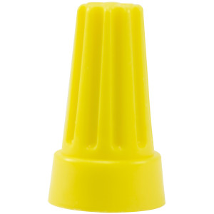 MA-Line MA01021-3 Yellow Twist on Wire Connector No. 18 through 10 AWG. Bag of 100ea