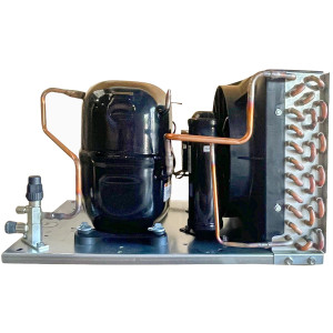 Tecumseh AJ7455Y-AA3ADG 3/4 HP Condensing Unit, Medium/Temp, Compatible with R134a, , 115v/1ph/60Hz