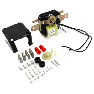 Appli Parts APFM-998 18 W Fan Motor, 220 V, 50/60 Hz, 3000 rpm, Reversible rotation Universal Fan Motor Kit, Shaft 1/8 in by 2 in Breakable Shaft Certified UL E479056