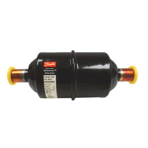 Danfoss 023Z5023 3/8in Liquid Line Refrigerant AC Filter Drier hvac refrigeration ODF 3.1-4.6tons Unidirectional 5-1/2in Long 2-1/4in Wide DCL 083S