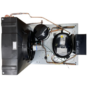 Tecumseh AKA9463ZNADG 3/4+ HP Condensing Unit, Medium/Temp, Compatible with R404A, 208-230 V,1 Ph, 60 Hz