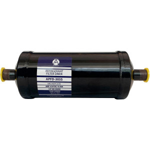 Appli Parts APFD-305S 5/8 in Liquid Line Refrigerant AC Filter Drier hvac Refrigeration 305S ODF Sweat Solder connection universal unidirectional 10 in long 3-1/4 in wide