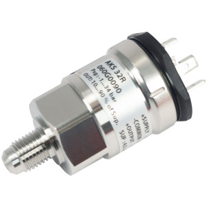 Danfoss 060G0090 Pressure Transmitter AKS 32R, Pressure connection notes: Flare 1/4 in, Pressure Connection Size: 7/16-20