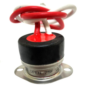 Appli Parts APBT-5708 Bimetal Thermostat 2 Wire Heater Limit SPST Open 75 F Close 40f Replaces: Bohn, Larkin, Chandler, Climate Control 5708L, 4752CM, 30318, SL5708 Fits: Oyon OEA Series