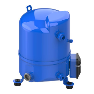 Danfoss MTZ44HJ1AVE 4HP R404,R407,R134,R448, MBP Reciprocating Refrigeration Compressor 208-230/1/60 (V/Ph/Hz), Discharge 1-3/4 in V07, Suction 1-1/4 in V04, Rotolock, POE Oil,MTZ44-1V