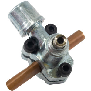 Appli Parts APT-PV110 1/4, 5/16, 3/8 in Bullet Piercing Valve kit with tube size adapters and o ring seal for small refrigeration systems with 1/4 in SAE Service Port